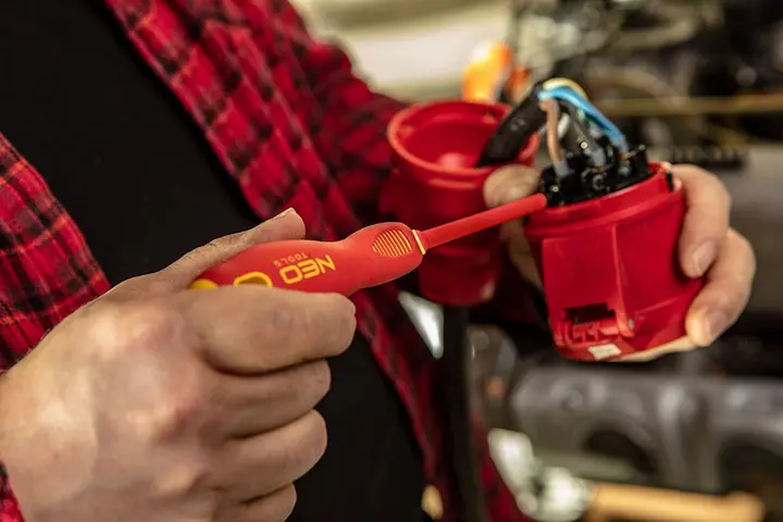 Düz tornavida 1000V, 5,5 x 125 mm, S2