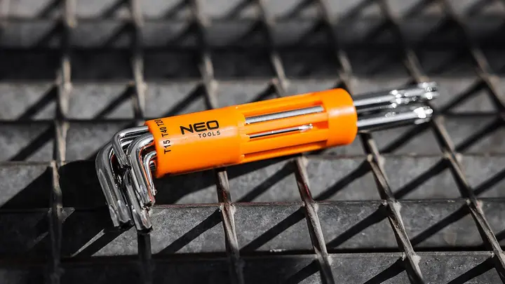 Torx anahtarlar T10-T50, 8 parçalık set, delikli