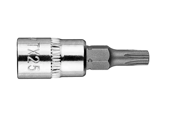 Torx TX25 1/4 lokma üzerine uç, kısa, 37 mm