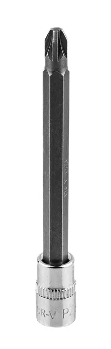 1/4 lokma üzerinde PZ3 tornavida ucu, uzun, 87 mm