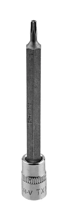 Torx TX10 1/4 lokma üzerine uç, uzun, 87 mm
