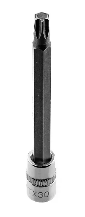 Torx TX30 1/4 lokma üzerine uç, uzun, 87 mm