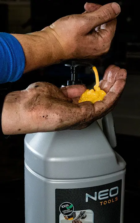 Jel, sarı, zorlu ve çok zorlu kirleri gidermek için el yıkama macunu - 4 litre şişe