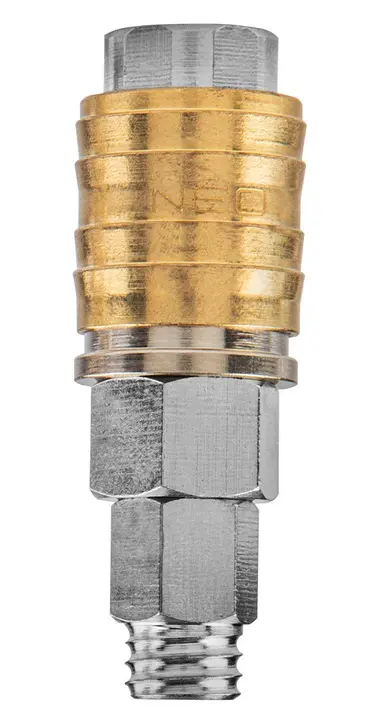 Hortum için kompresör hızlı kuplörü f 6x8mm - yaylı