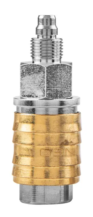 Hortum için kompresör hızlı kuplörü f 8x10mm - yaylı