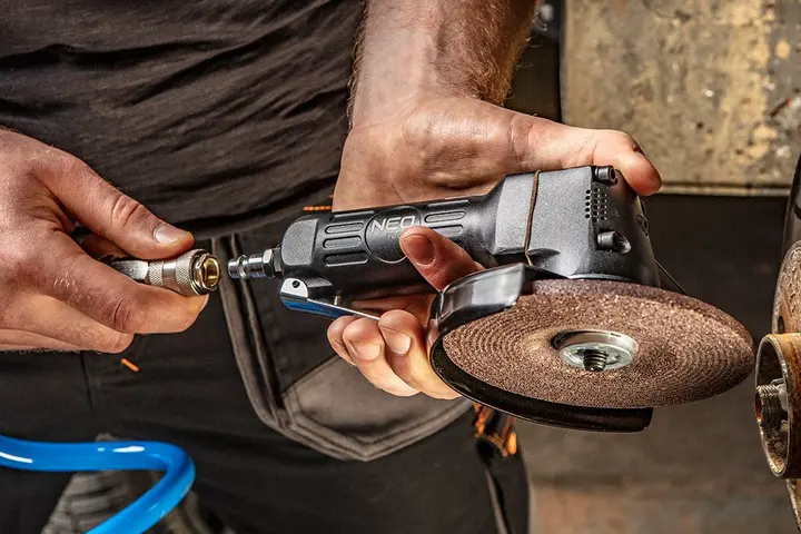 Pnömatik avuç taşlama makinesi 125mm, 11000rpm