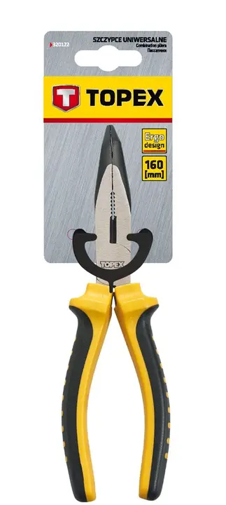 Eğik burunlu uzun pense 160 mm