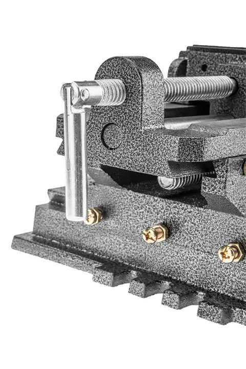 İki eksenli çapraz kızaklı mengene 100 mm