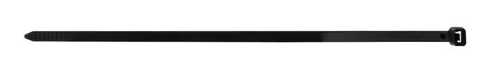 Kablo bağı 4,8 x 200 mm, siyah, 75 adet
