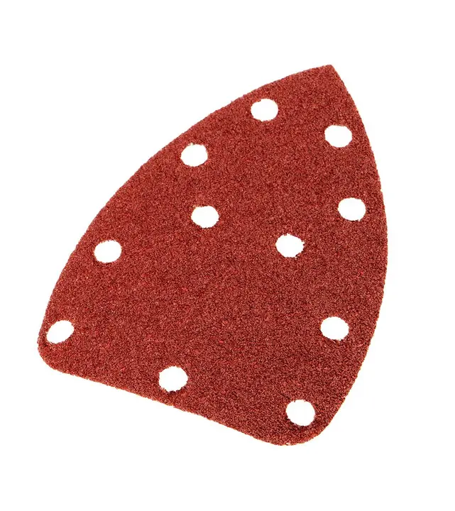 Cırt bantlı zımpara kağıdı, ütü tipi 80 x 140 mm, P40, 5 adet, 11 delikli