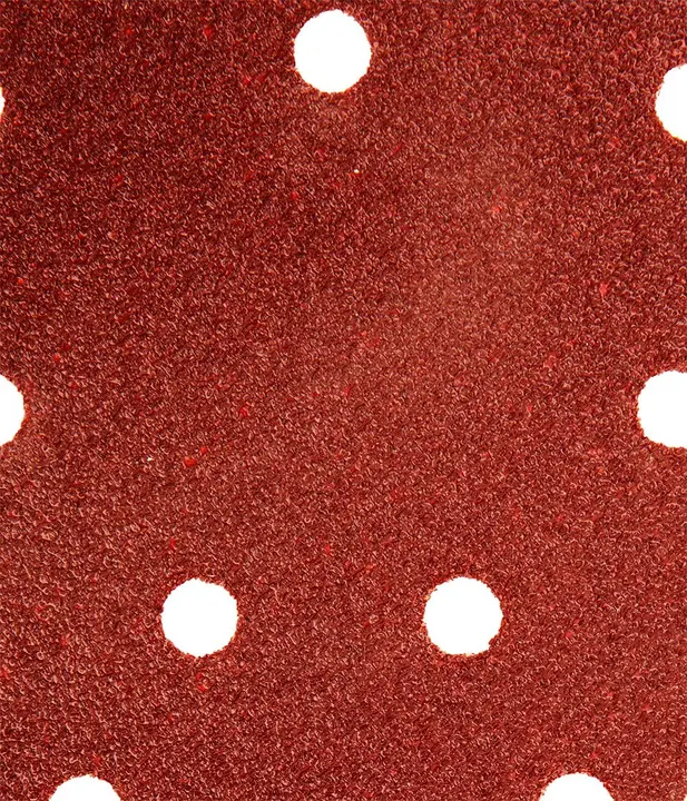 Cırt bantlı zımpara yaprağı, ütü tipi 80 x 140 mm, P60, 5 adet, 59G336 için 11 delikli