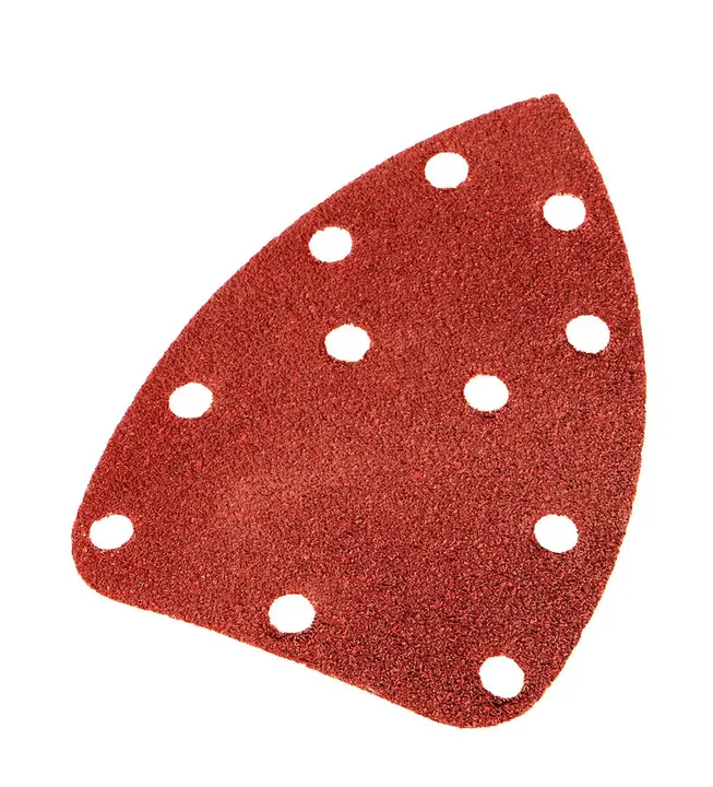 Cırt bantlı zımpara yaprağı, ütü tipi 80 x 140 mm, P60, 5 adet, 59G336 için 11 delikli
