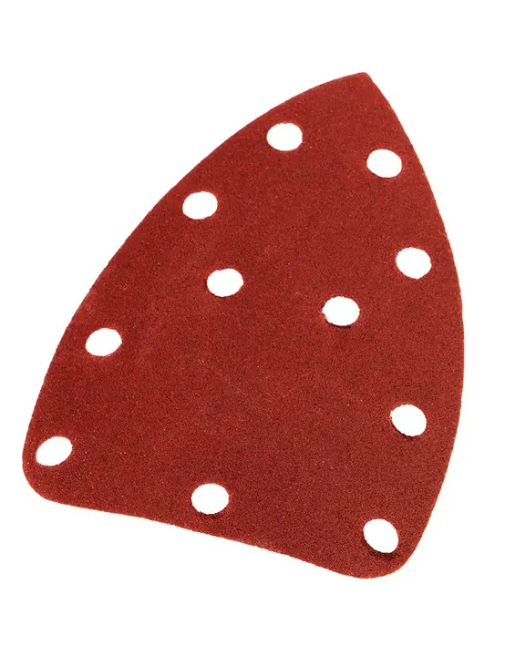 Cırt bantlı zımpara yaprağı, ütü tipi 80 x 140 mm, P180, 5 adet, 59G336 için 11 delikli