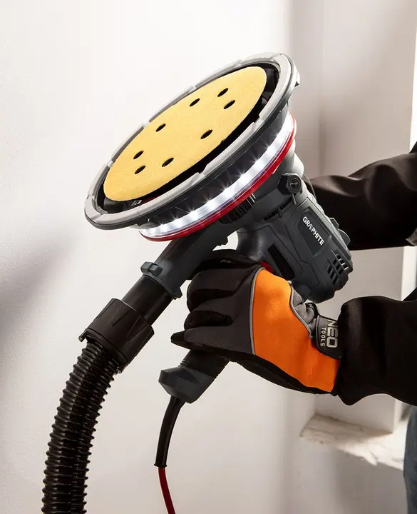 Zımpara kağıdı, cırt bantlı 180 mm, K120, 5 adet, 59G263 zımpara makinesi için 8 delikli