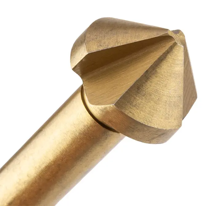 TiN kaplamalı pahlı havşa açma ucu, 6.3 - 20.5 mm, 6 parça set
