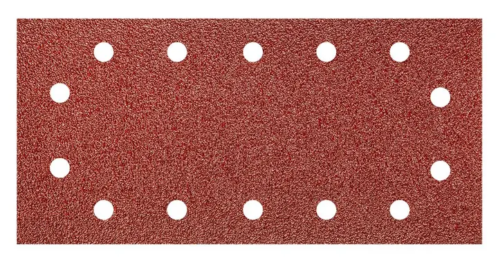Cırt bantlı zımpara kağıdı 115 x 230 mm, P80, 5 adet, 14 delikli
