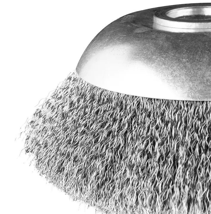 Motorlu tırpan için çelik tel fırça 150 x 25.4 mm, yumuşak