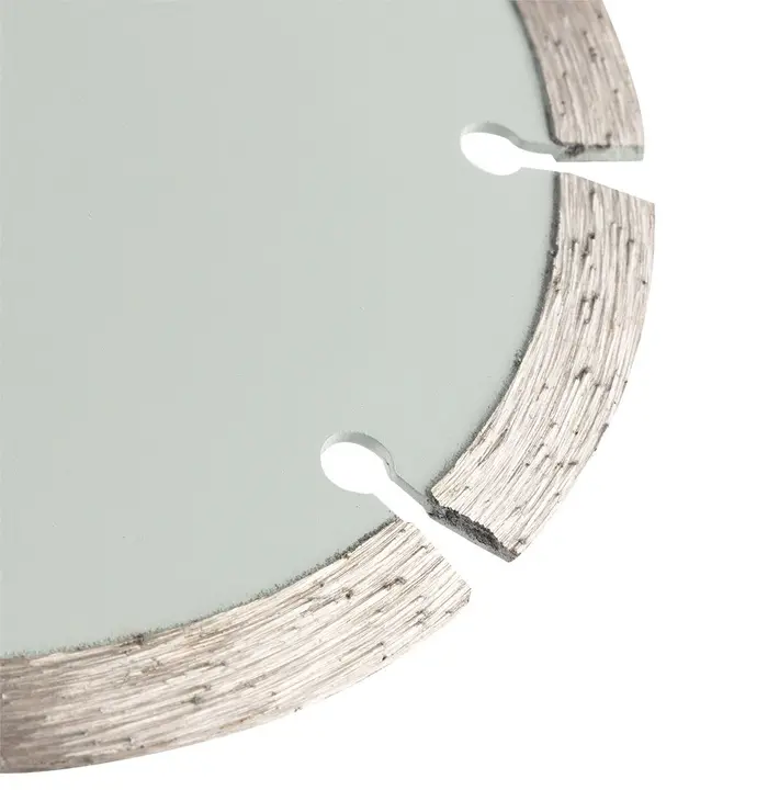 Segmentli elmas kesme diski, 115 x 22.2 mm, kuru