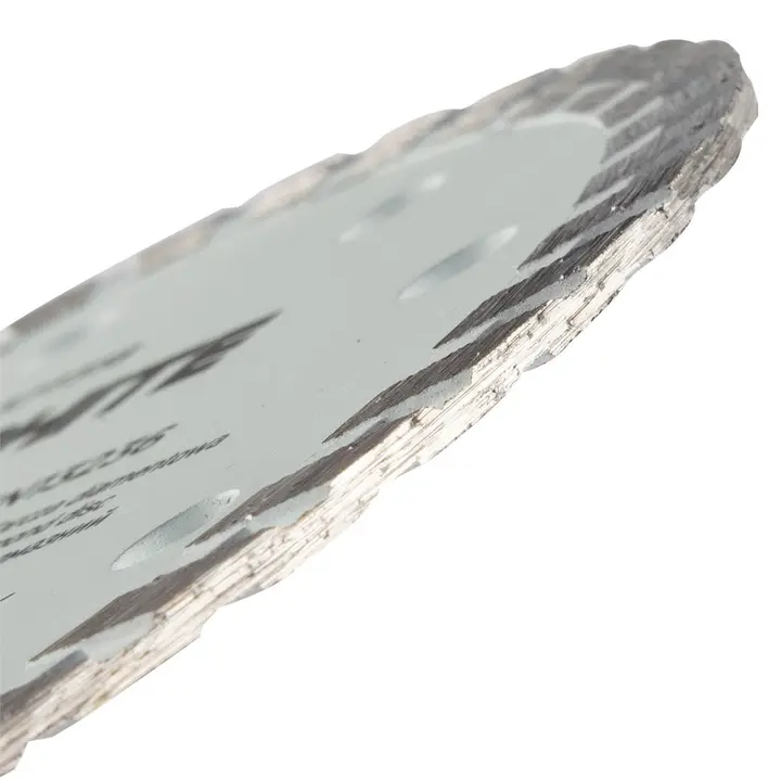Turbo elmas kesme diski, 125 x 22.22 mm, kuru ve ıslak