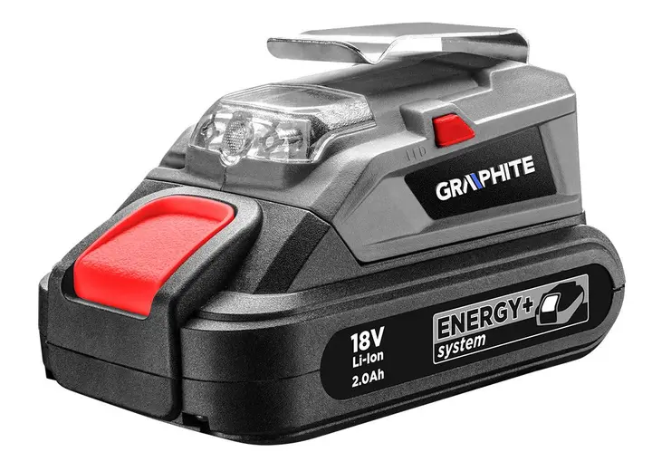 USB adaptör - Energy+ LED el feneri, akü hariç