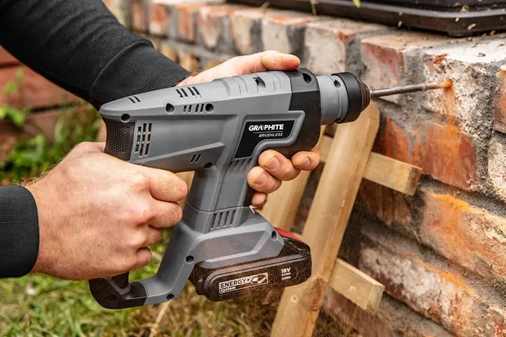 Akülü kömürsüz kırıcı delici, Energy+ 18V, Li-Ion, 2.2 J, akü hariç