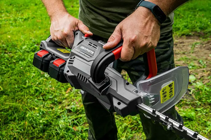Akülü çit budama makinesi, Energy+ 18V, Li-Ion, kesim genişliği 510 mm, akü hariç