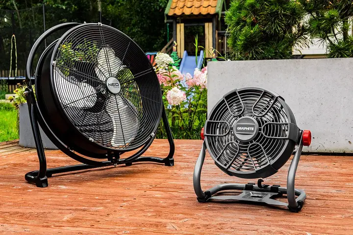 Akülü ve şebeke elektrikli vantilatör, Energy+ 18V