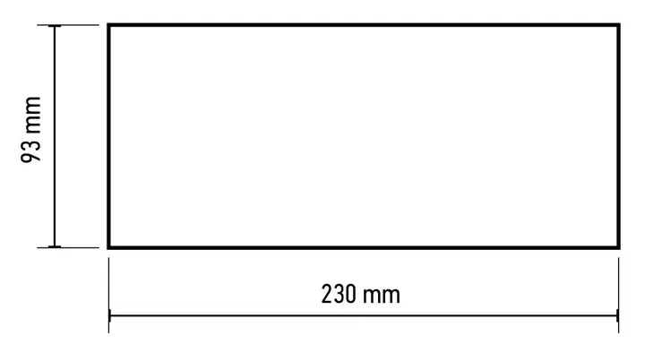 Zımpara kağıdı 93 x 230 mm, P220, 5 adet, deliksiz
