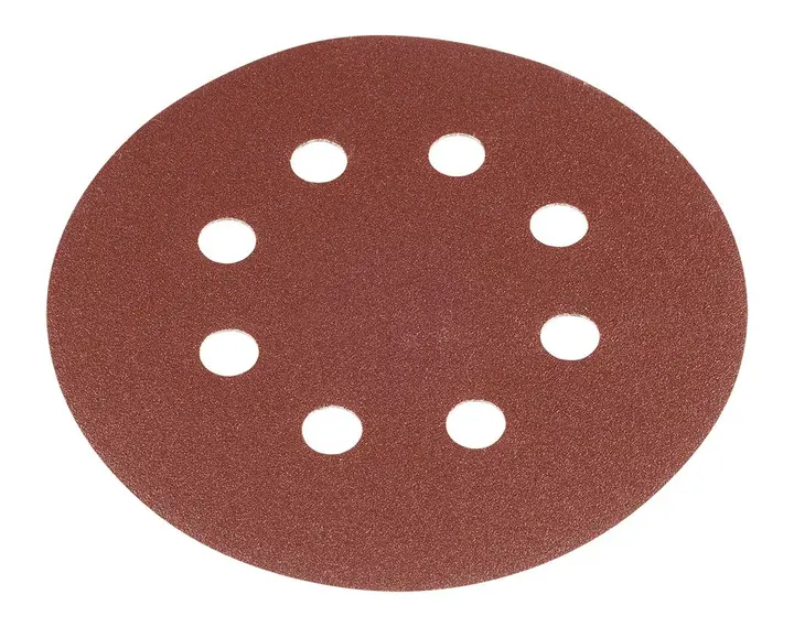 Cırt bantlı zımpara diskleri 125 mm, P36, 5 adet, 8 delikli