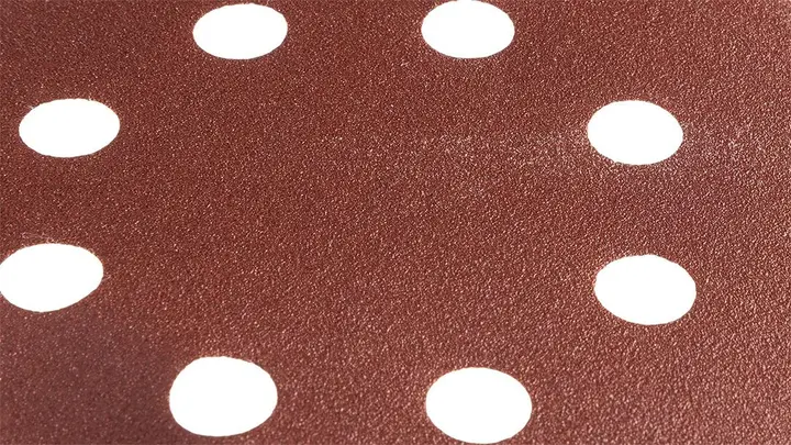 Cırt bantlı zımpara diskleri 125 mm, P220, 5 adet, 8 delikli