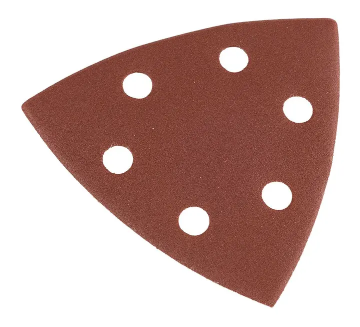 Zımpara kağıdı, cırt bantlı, iron 93 x 93 mm, P150, 5 adet, 6 delikli
