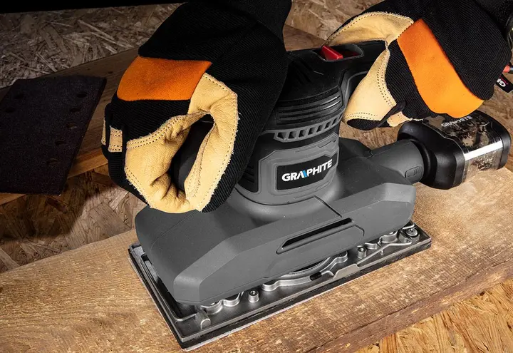 Titreşimli zımpara makinesi 380W, 115x230mm taban