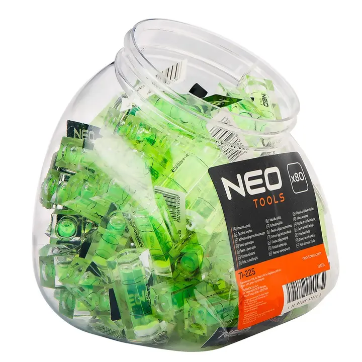 NEO anahtarlık su terazisi, 80'li paket