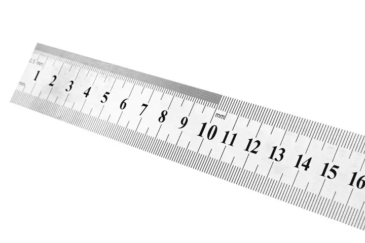 Cetvel 100 cm, paslanmaz çelik