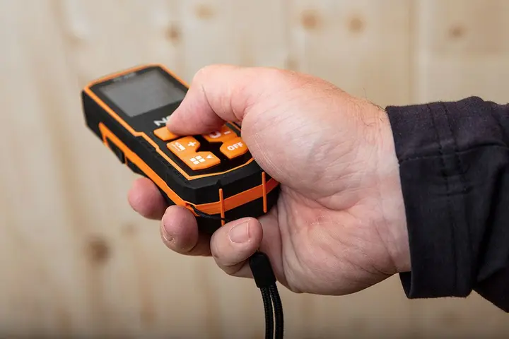 Lazer mesafe ölçer, 60 m menzil, IP54