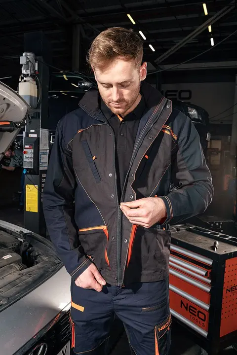 Neo Garage iş sweatshirt'ü, %100 pamuklu ripstop