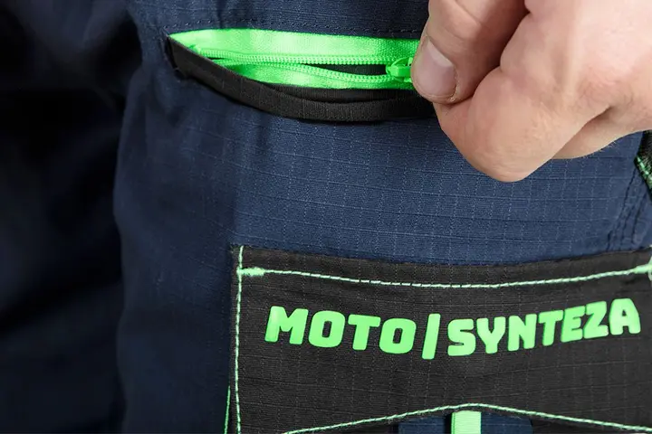 Motosynteza iş pantolonu, %100 ripstop pamuklu