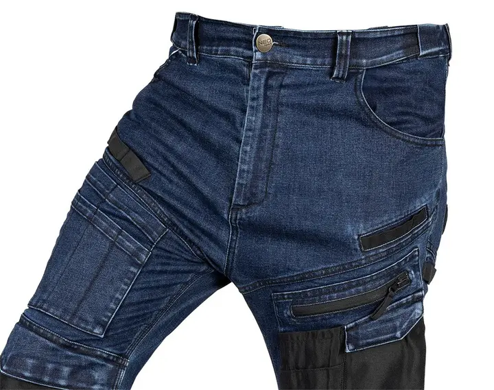 DENIM iş pantolonu, Oxford takviyeli, lacivert