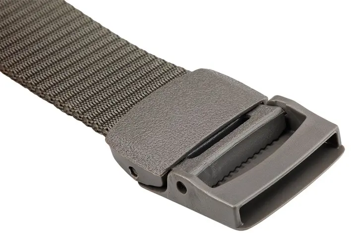 Pantolon kemeri, metalsiz, gri, 130 cm uzunluğunda