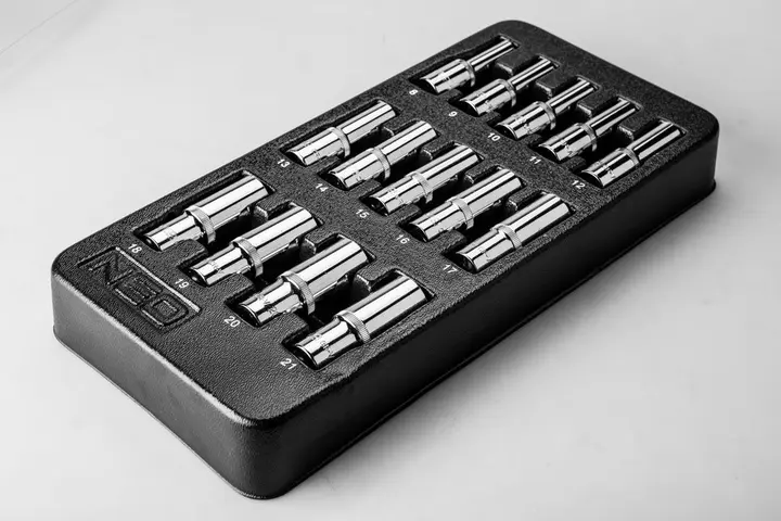Uzun lokmalar 1/2, 8-21 mm, 14 parça set