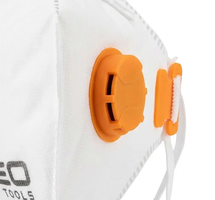Katlanır yarım maske FFP2, ventilli, 3 adet, CE
