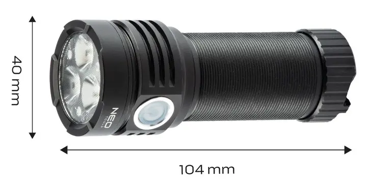 Şarj edilebilir USB el feneri 3300 lm, OSRAM P9 LED