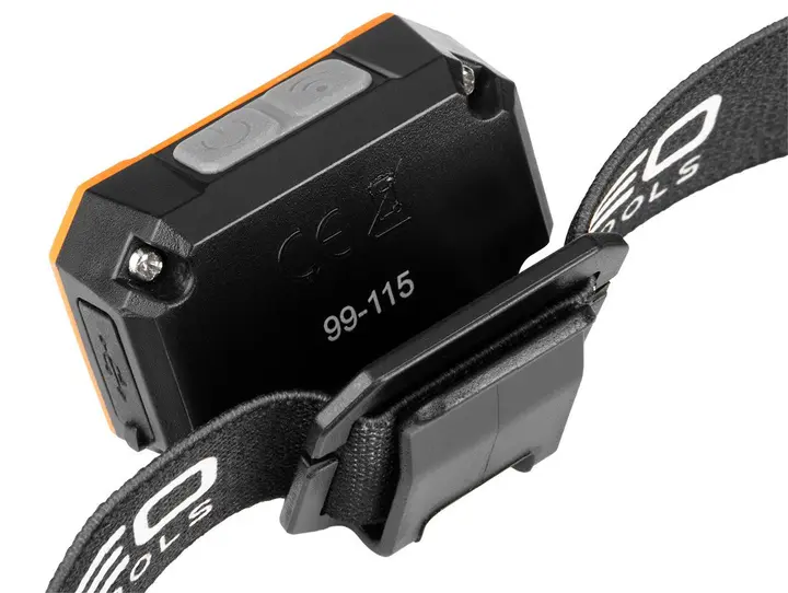Şarj edilebilir kafa lambası 500 lm USB COB LED, 12 adet