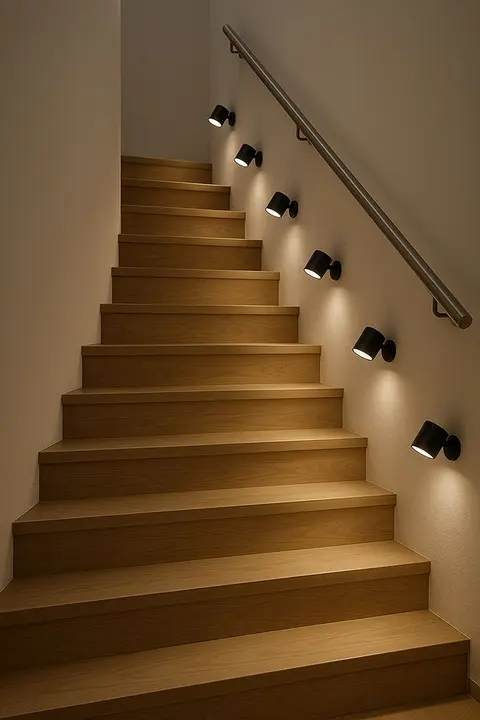LED iç mekan lambası + uzaktan kumanda 2500 mAh