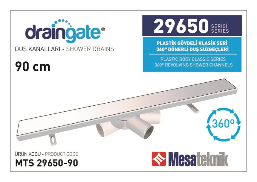 MTS 29650 Plastik Gövdeli 360º Dönerli Seri
