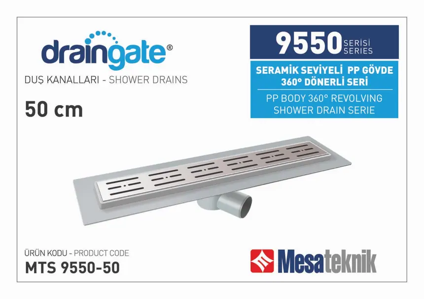 MTS 9550 Seramik Seviyeli 360º Dönerli Seri