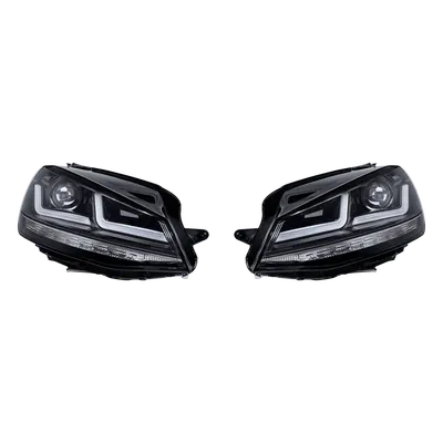 LEDriving headlight for VW Golf VII LEDHL103-BK LHD