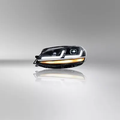 LEDriving headlight for VW Golf VII Facelift LEDHL109-BK LHD