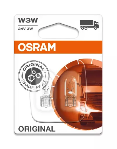 ORIGINAL - GLASS WEDGE BASE W3W 24 V